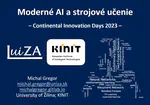 Modern AI and Machine Learning